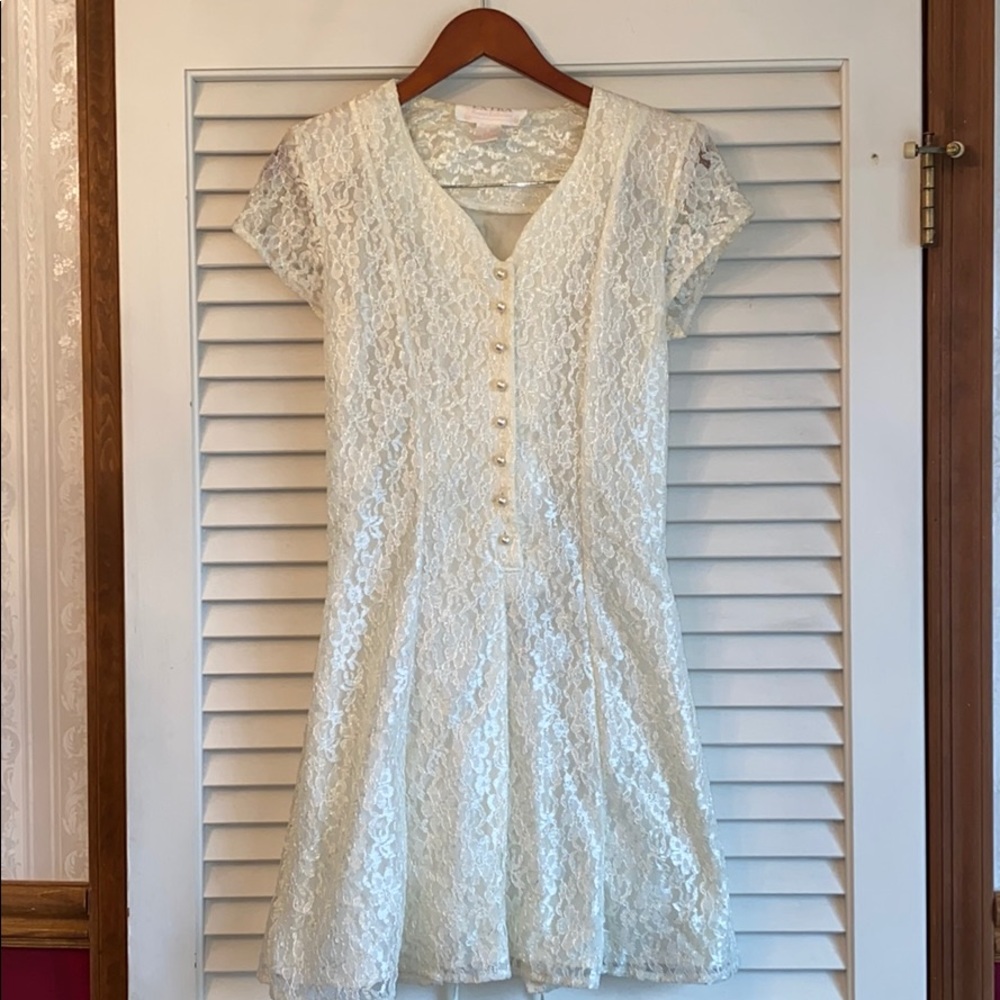 Vintage 90s lace dress